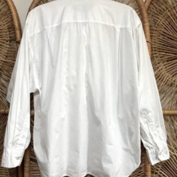 Vintage Ralph Lauren Ruffle Button Down Shirt - Picture 2 of 4